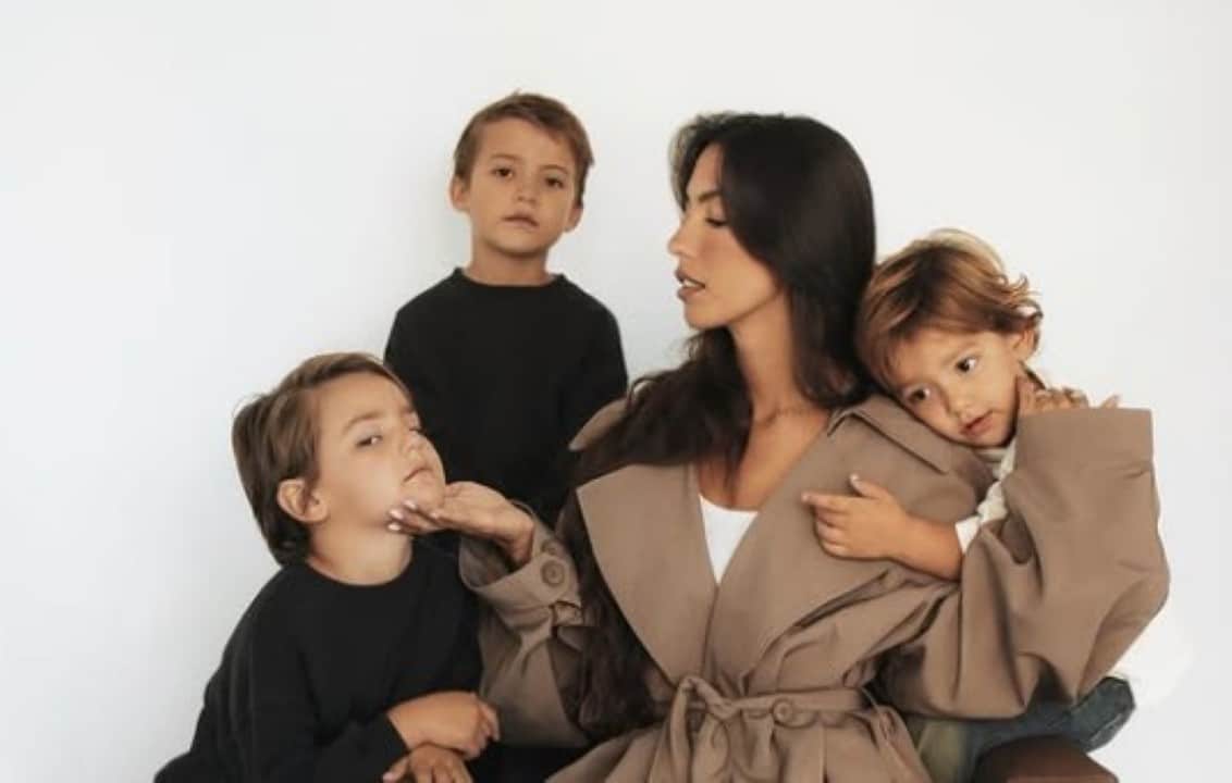 Gabi Brandt e filhos