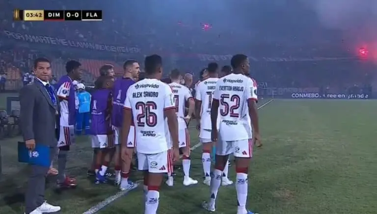 Jogo supenso Flamengo
