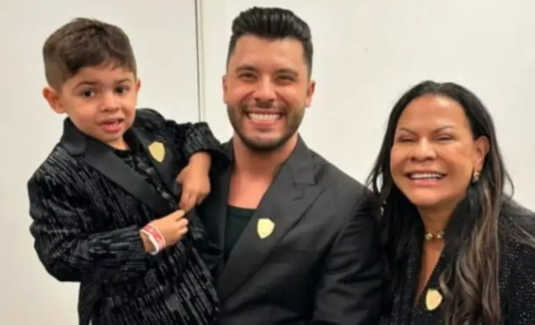Leo, Murilo Huff e Dona Ruth