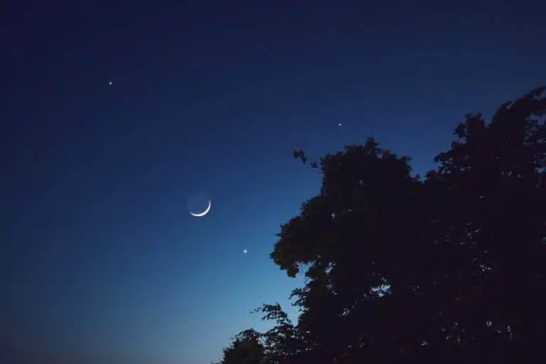 Lua, céu, estrelas