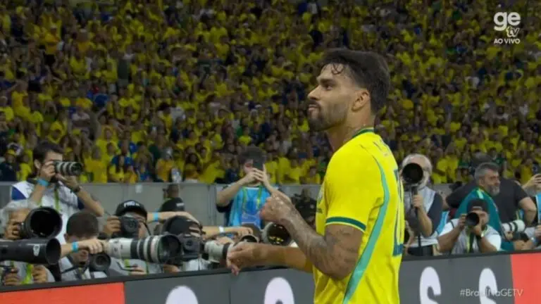 Lucas Paquetá marca e Brasil amplia no Maracanã