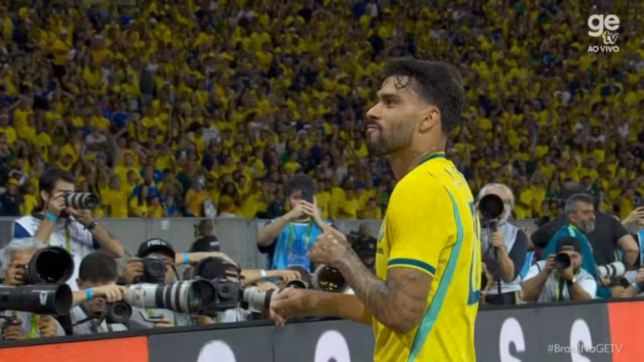 Lucas Paquetá marca e Brasil amplia no Maracanã