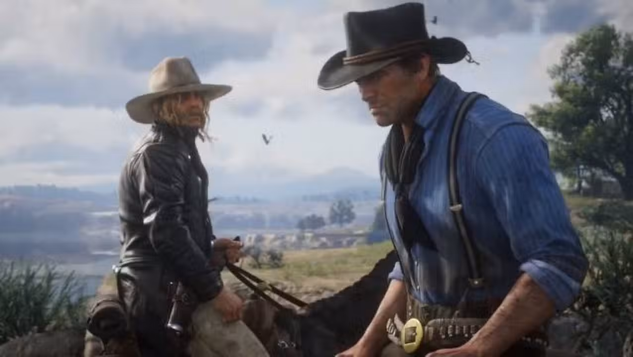 Micah Bell e Arthur Morgan