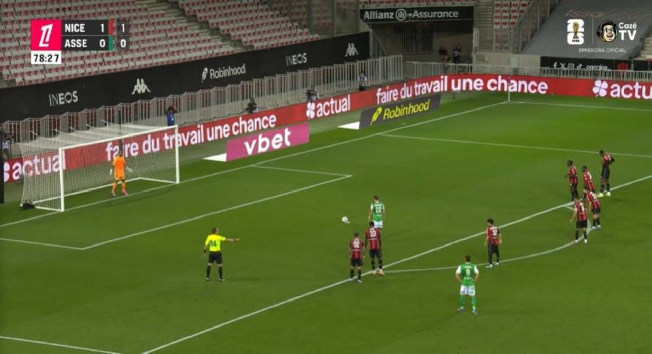 Penalti para o ST Etienne