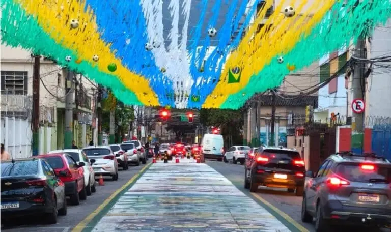 Rua do Rio de Janeiro Copa do Mundo
