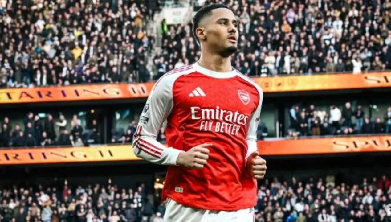 Arsenal vetoaa William Salibaan pysäyttämään Paris Saint-Germainin hyökkäyksen Eurooppa-päätöksessä