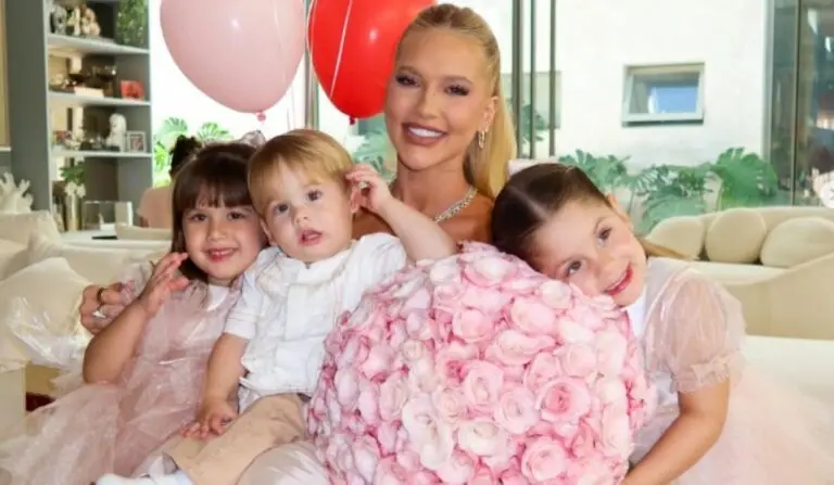 Virginia Fonseca e os filhos
