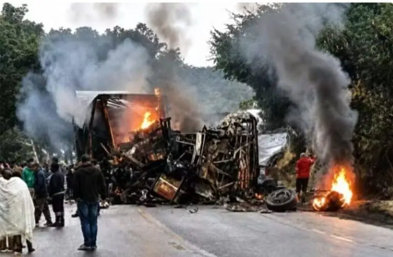 Acidenten BR 251 - Foto: Corpo de Bombeiros Militar