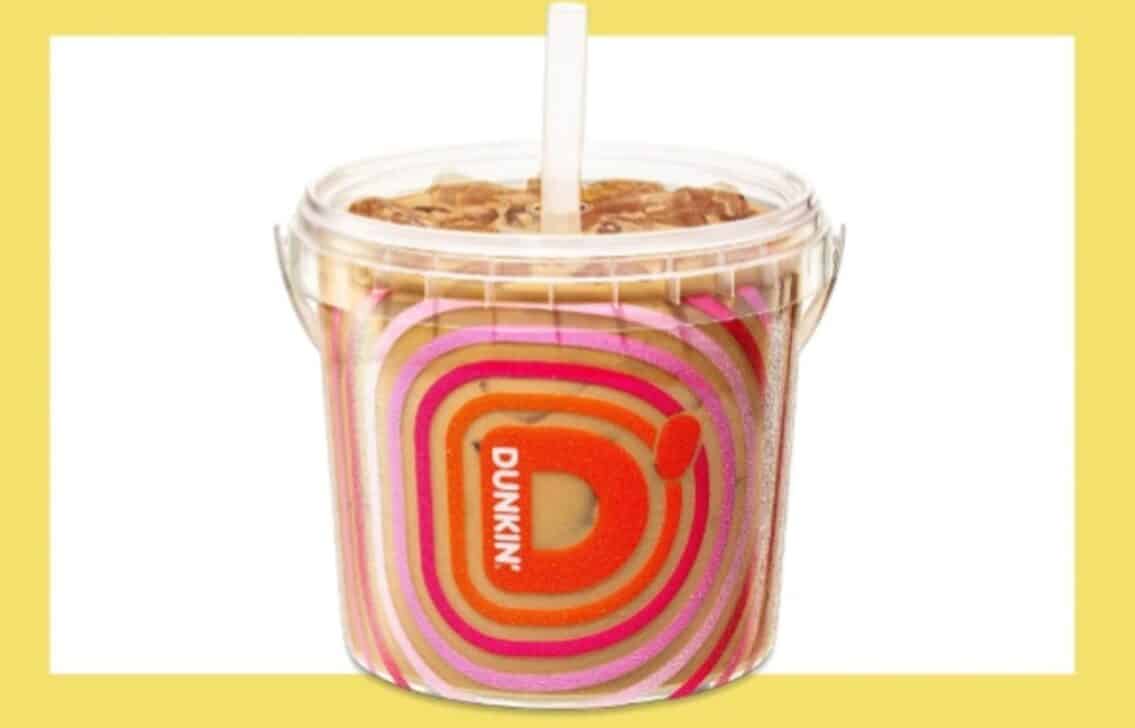 Balde de café Dunkin - Divulgação/Dunkin