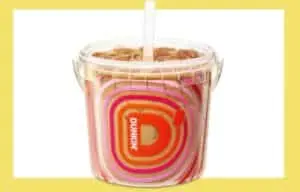 Dunkin lança baldes de café de 48 onças em lojas de todo o país