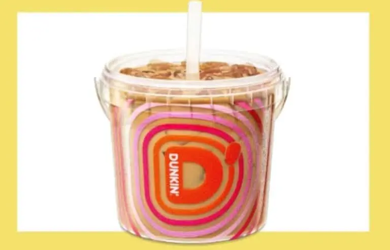 Balde de café Dunkin - Divulgação/Dunkin
