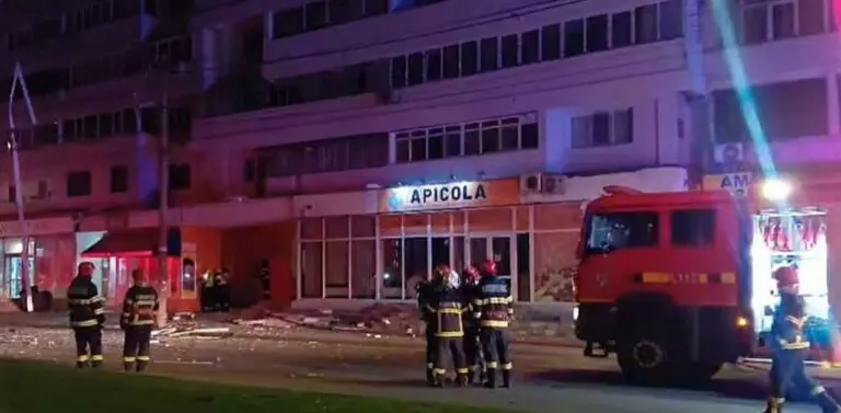 Drone russo cai em prédio na Romênia - Reprodução/x