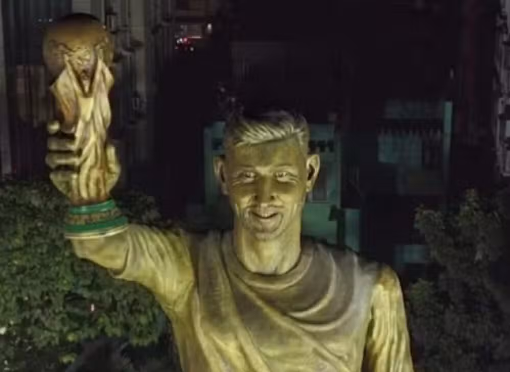 Estátua de Lionel Messi - Reprodução