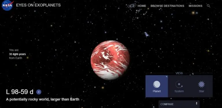 Exoplaneta L 98-59 d - Divulgação/Nasa