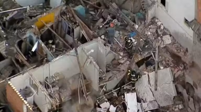 Explosão Sabesp Jaguaré - Reprodução/ TV Globo