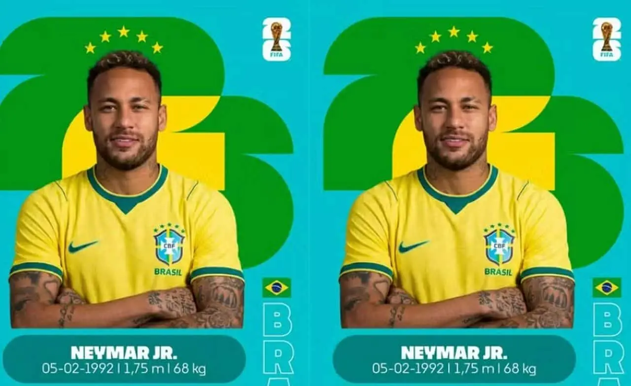 Figurinhas Copa do Mundo neymar
