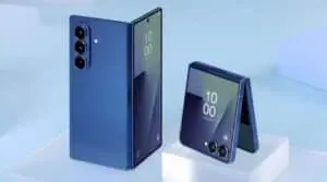 Wyciekłe zdjęcie przedstawia Galaxy Z Fold 8 Wide i Fold 8 Ultra obok siebie w różnych proporcjach
