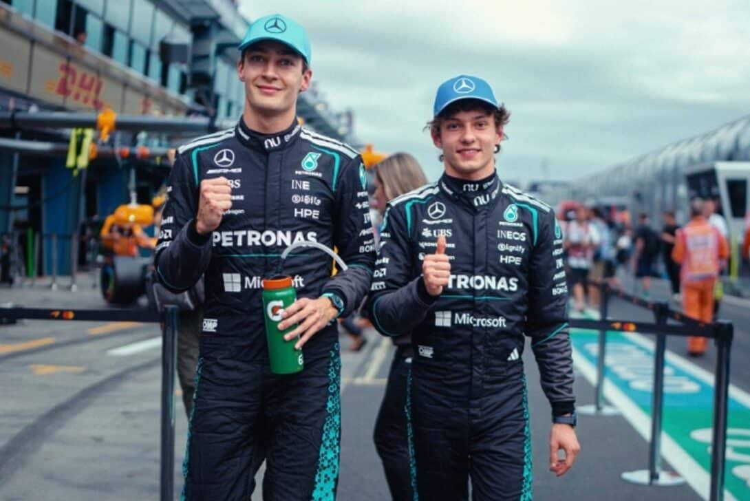 George Russell e Andrea Kimi Antonelli - X.com/ Mercedes