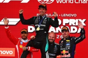 Andrea Kimi Antonelli vyhrál stupně vítězů na GP Kanady a upevnil podporu Hamiltona a Verstappena