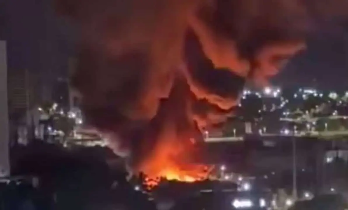 incêndio arena das dunas