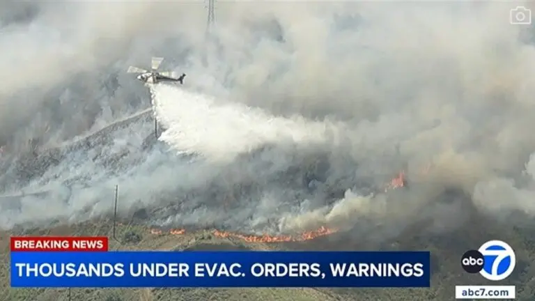 Incêndio Sandy em Simi Valley