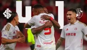 Vasco sofre goleada do Internacional com atuações desastrosas na defesa e meio-campo