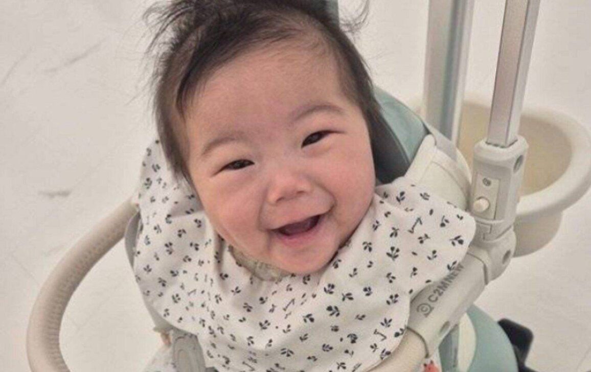 Jang So-min, bebê de 9 meses faleceu com meningite e salvou 3 vidas com a doação de órgãos - Divulgação/Agência Coreana de Doação de Órgãos