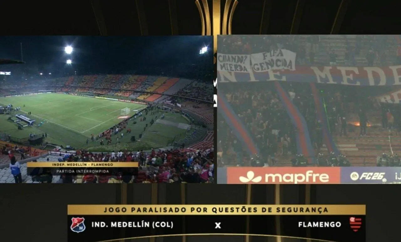 Jogo paralisado Flamengo