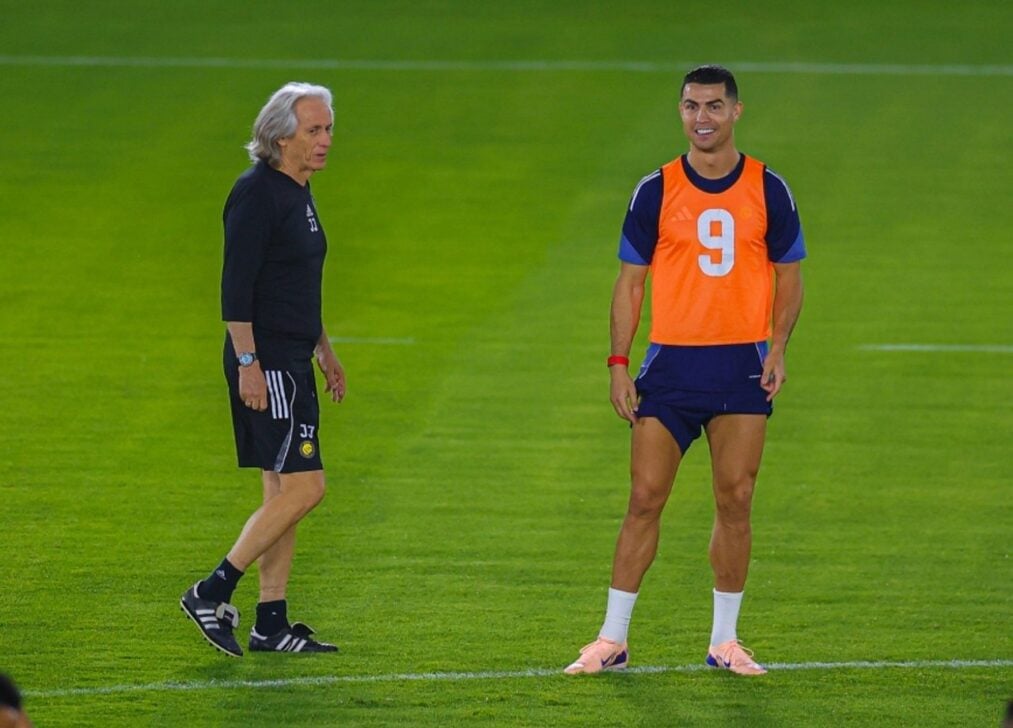 Jorge Jesus e Cristiano Ronaldo - X.com/ Al-Nassr