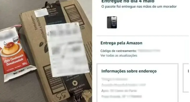 Jovem recebe leite condensado no lugar de iphone