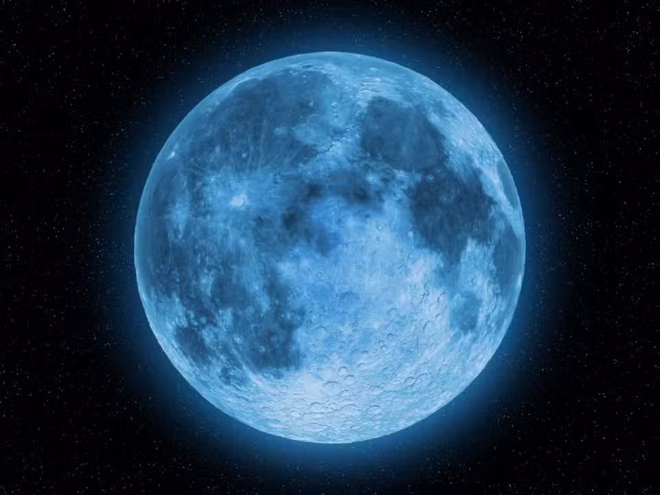 Lua Azul