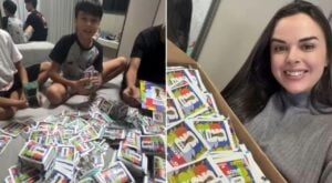 Vídeo de mãe catarinense com 14 mil figurinhas da Copa do Mundo 2026 viraliza e impulsiona vendas