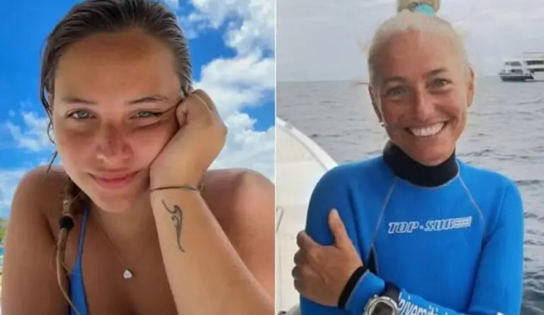 Monica Montefalcone e sua filha — Foto: Reprodução