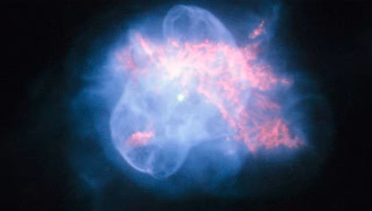 Nebulosa planetarisk NGC 6210, avbildad av Wide-f&auml;ltet Planetary Camera 2 (WFPC2) fr&aring;n Telesc&oacute;pio Espacial Hubble - ESA/Hubble och NASA
