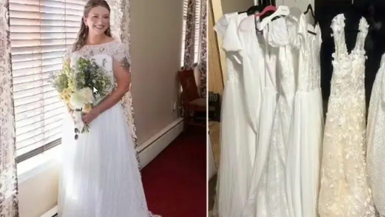 Noiva compra 13 vestidos de casamento