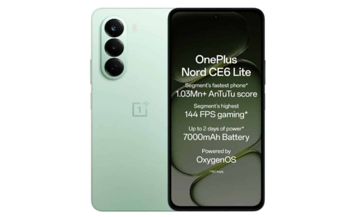 OnePlus Nord CE 6 Lite - Divulgação/OnePlus