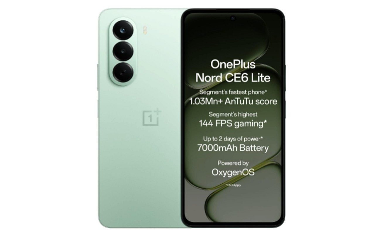 OnePlus Nord CE 6 Lite - Divulgação/OnePlus