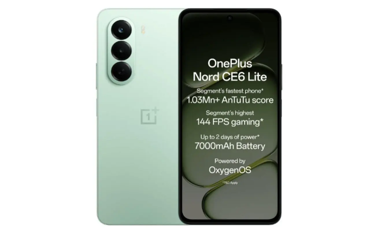 OnePlus Nord CE 6 Lite - Divulgação/OnePlus
