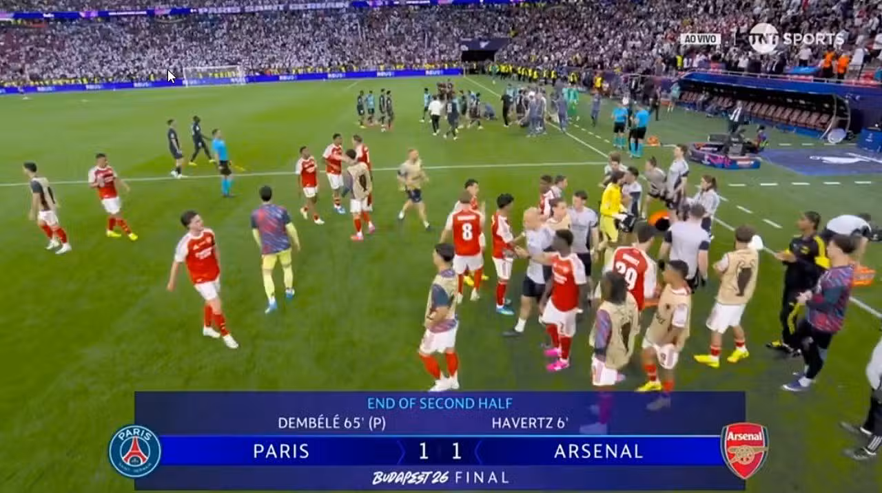 Porrogação final da Champíons - TNT