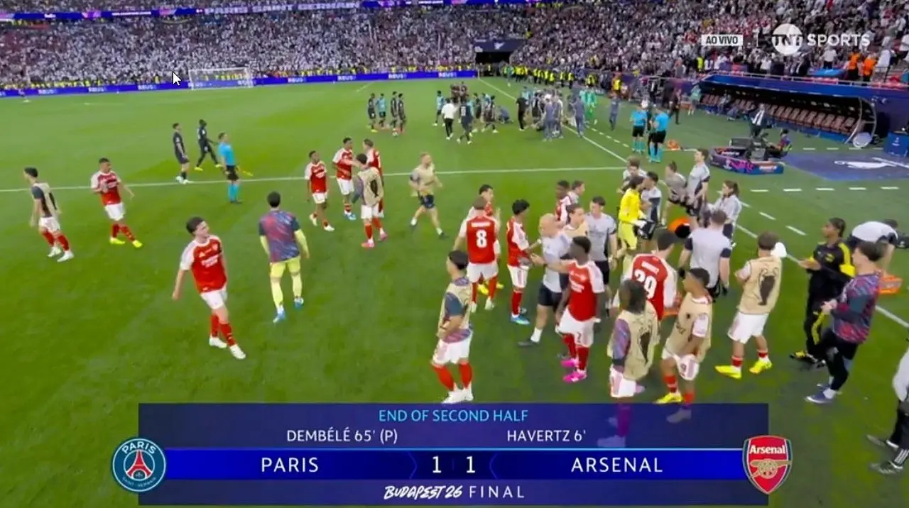 Porrogação final da Champíons - TNT