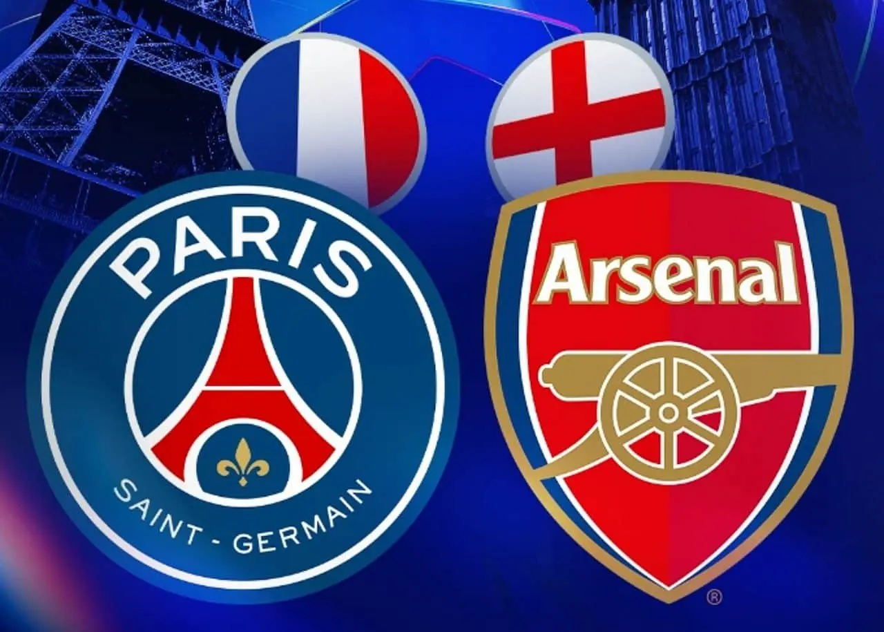 PSG x Arsenal - X.com/ UEFA Champions League