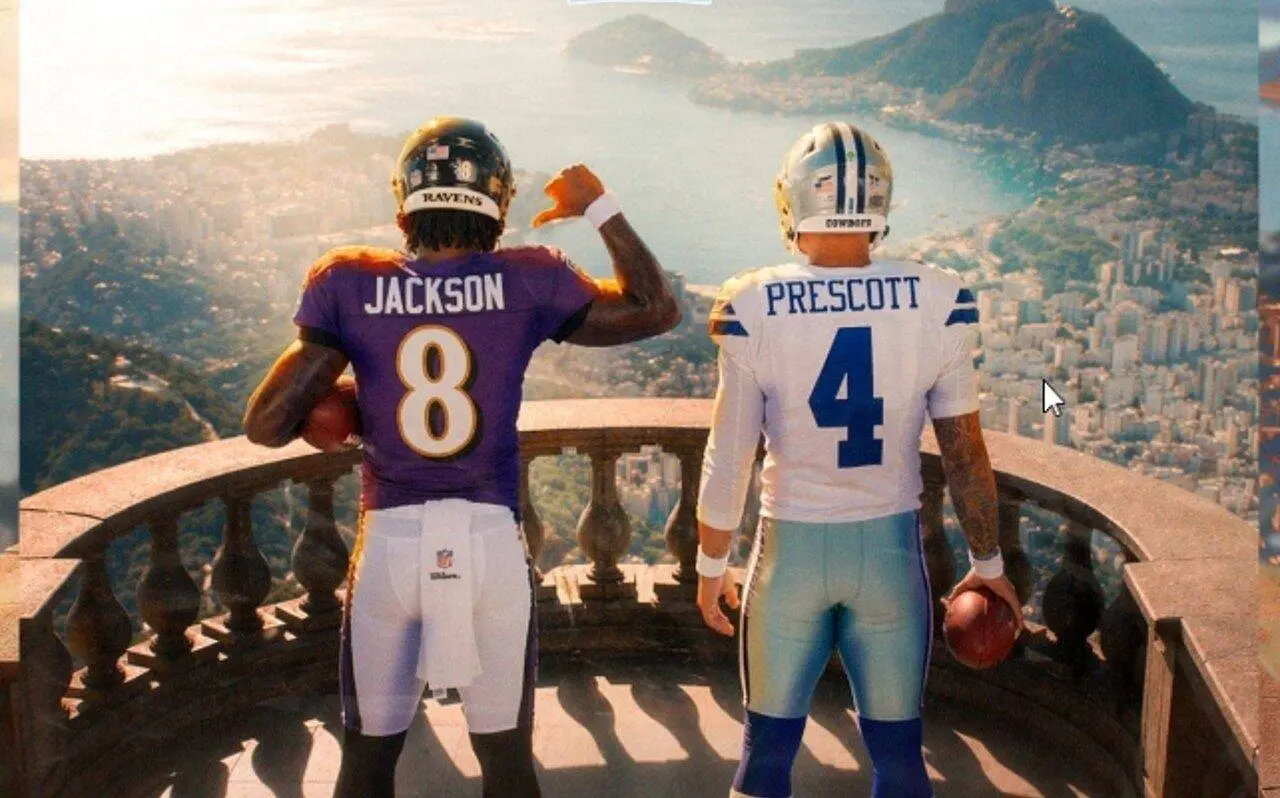 Ravens x Cowboys - X.com/ NFL Brasil