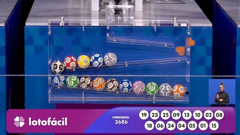 Resultado da Lotofácil 3686