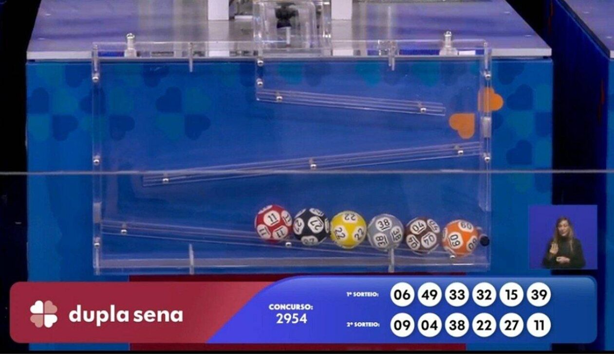 Resultado Dupla Sena 2954