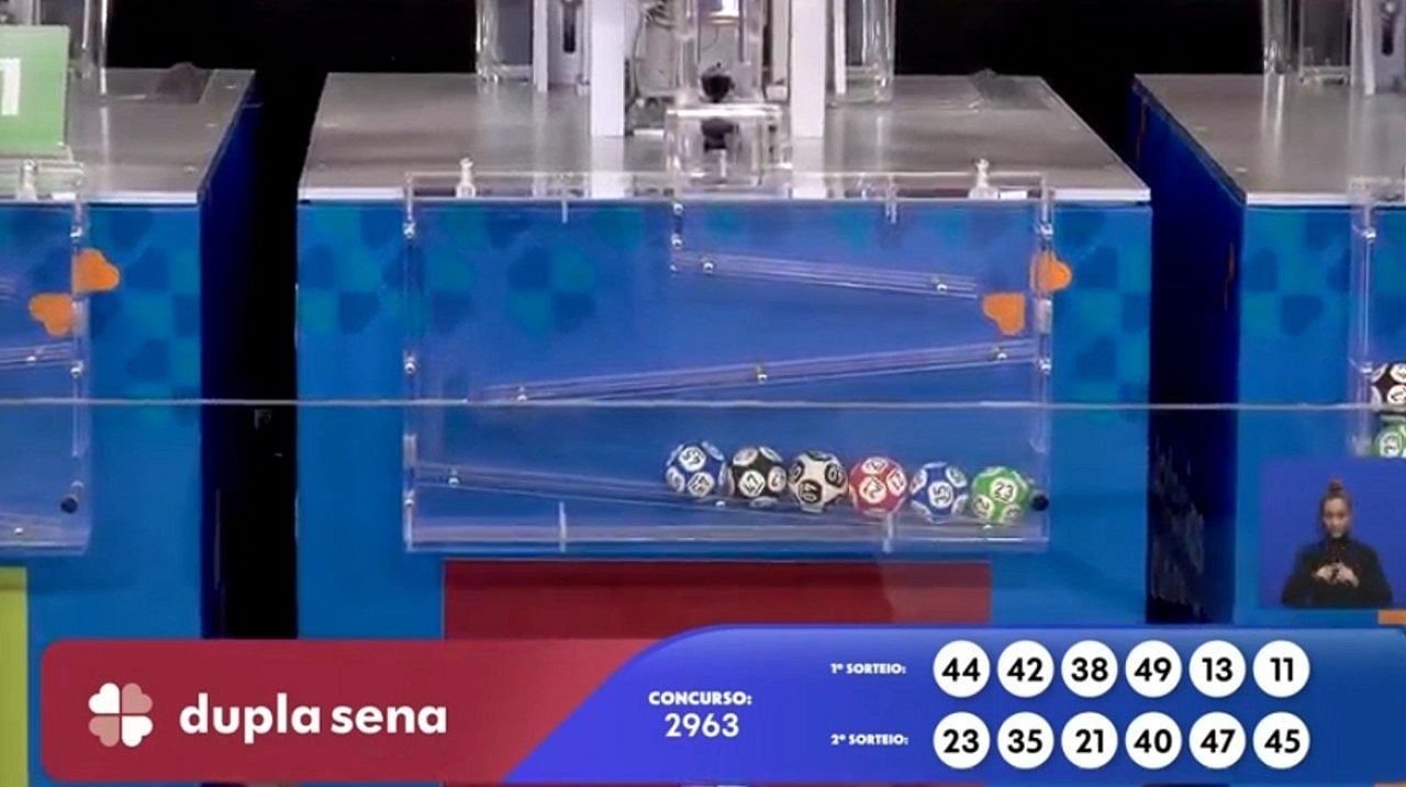 Resultado Dupla Sena 2963