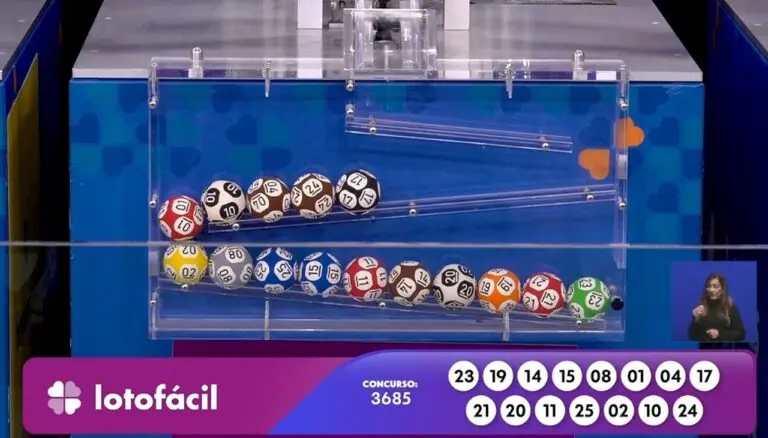 Resultado Lotofácil 3685
