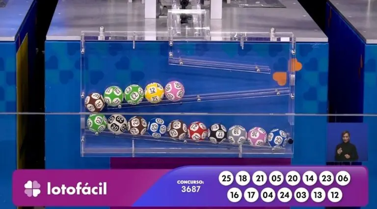 Resultado Lotofácil 3687