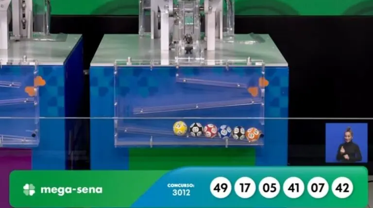 Resultado Mega-Sena 3012