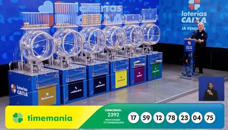 Resultado Timemania 2392