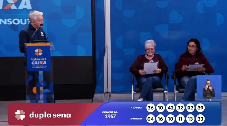Resutado Dupla Sena 2957